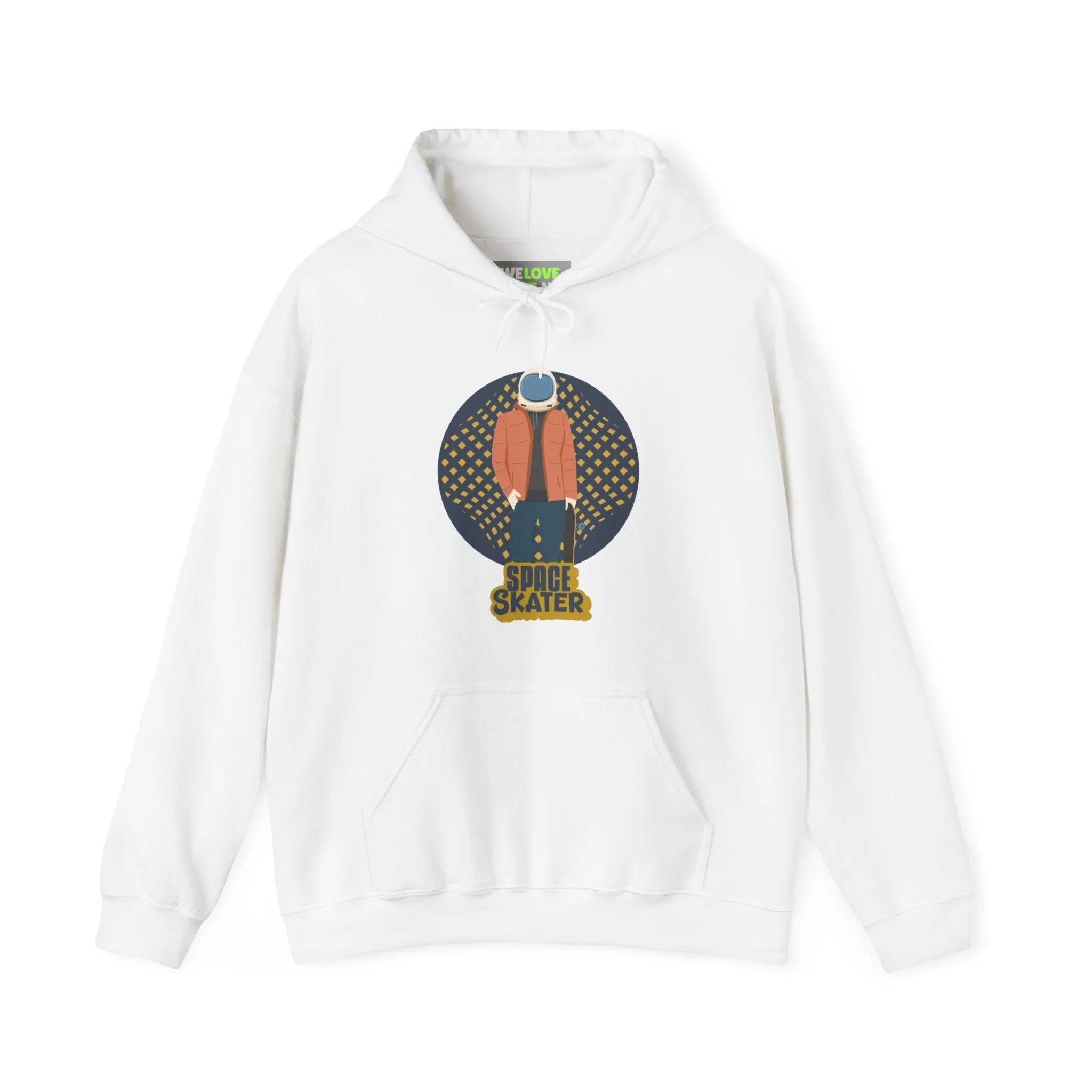 Space Skater Astronaut Sci-Fi Hoodie