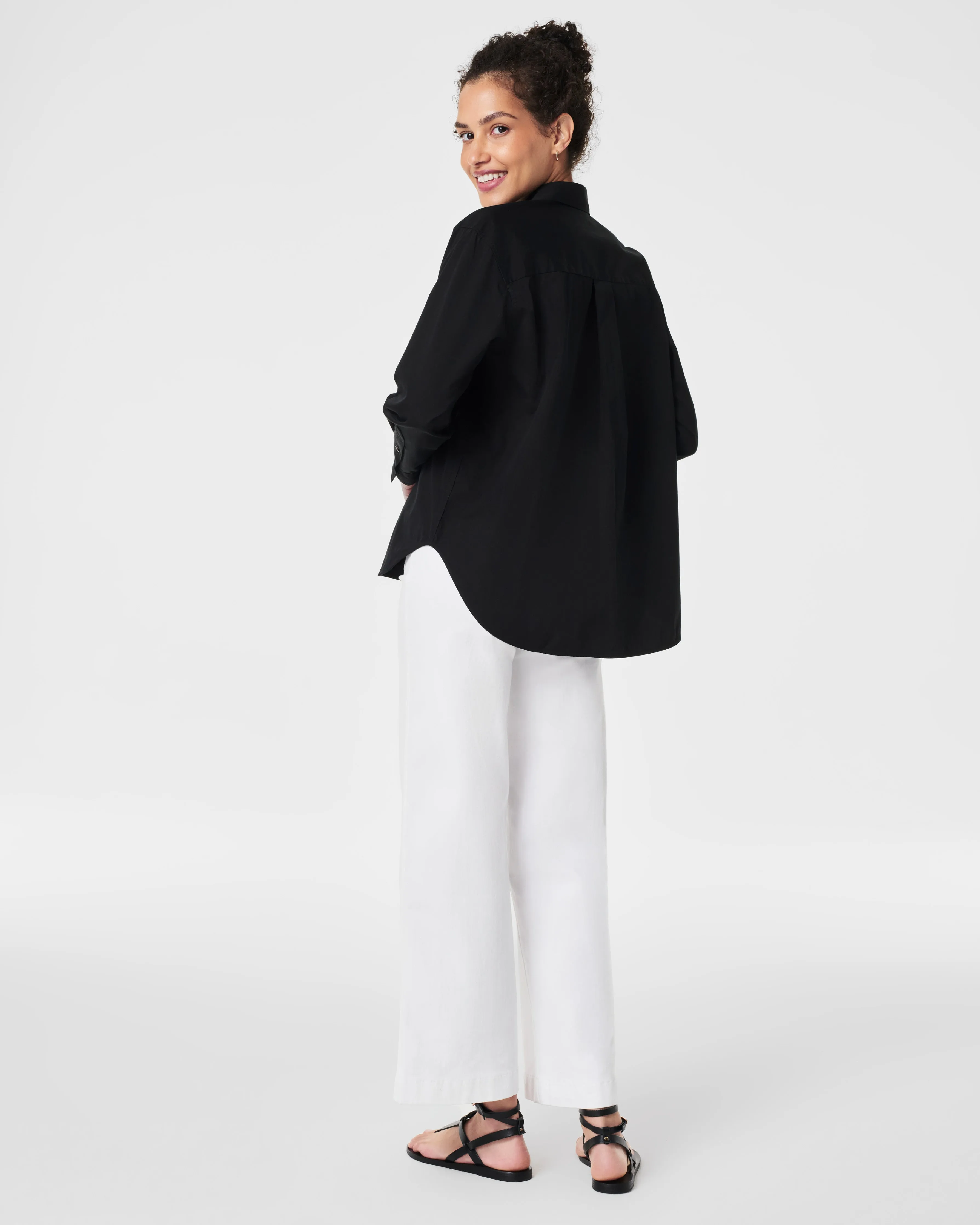 SPANX® Poplin Oversized Button-Down