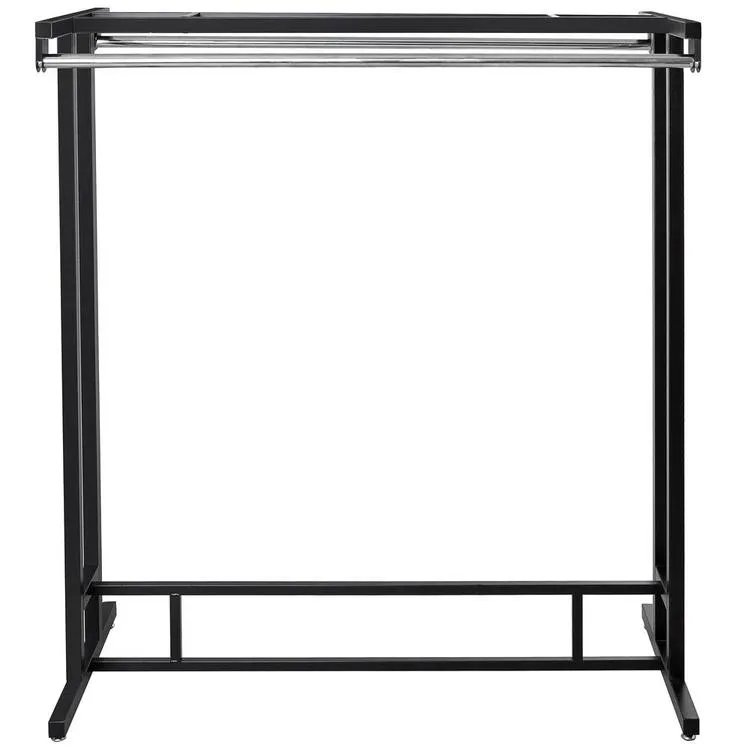 Stainless Steel Double Rod Garment Display Rack