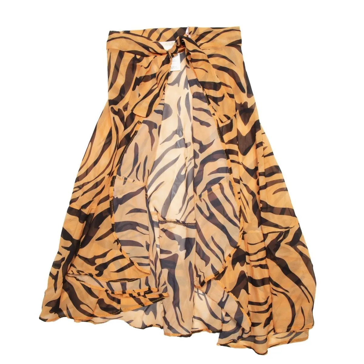 TIGER COVER UP WRAP SKIRT