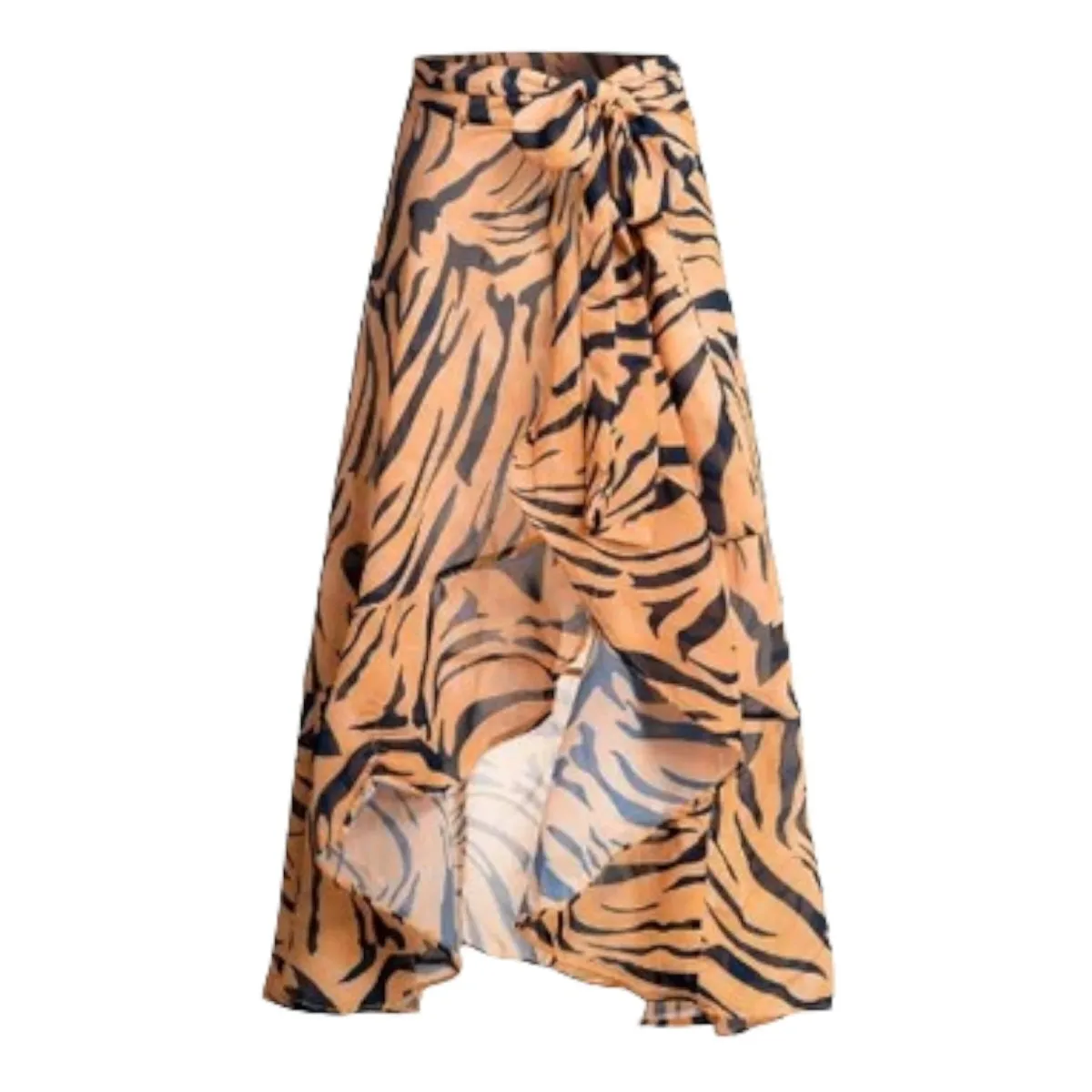 TIGER COVER UP WRAP SKIRT