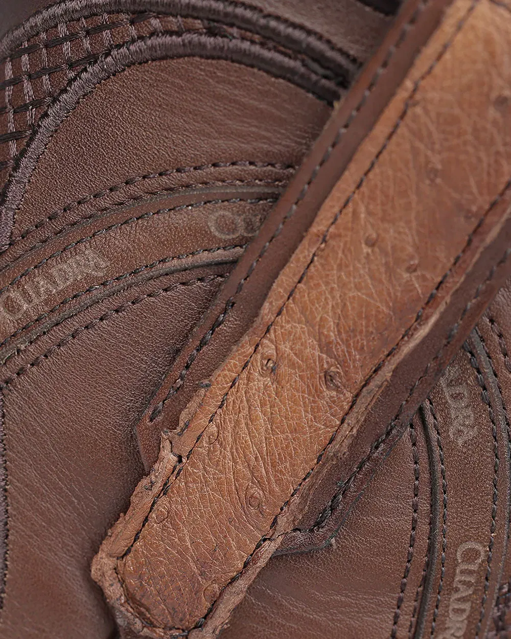 Western rodeo honey ostrich boot