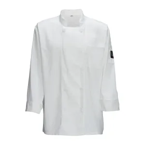 Winco UNF-5WM Relaxed Chef's Jacket, White, Medium