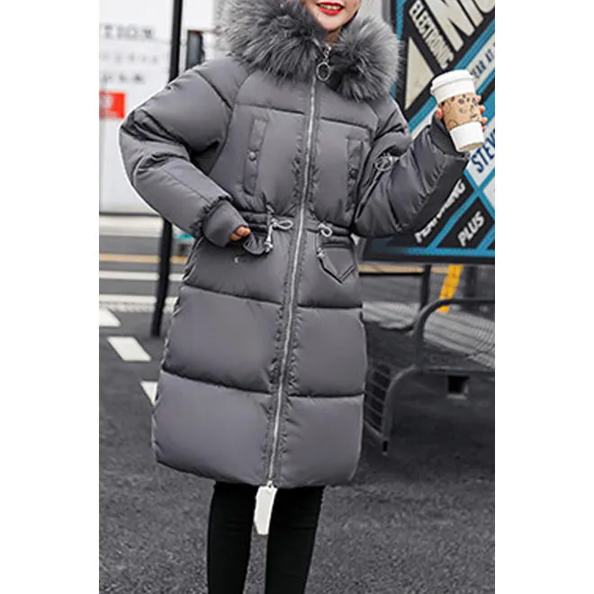 Women Padded Long Sleeve Puffer Winter Jacket - WJC23657