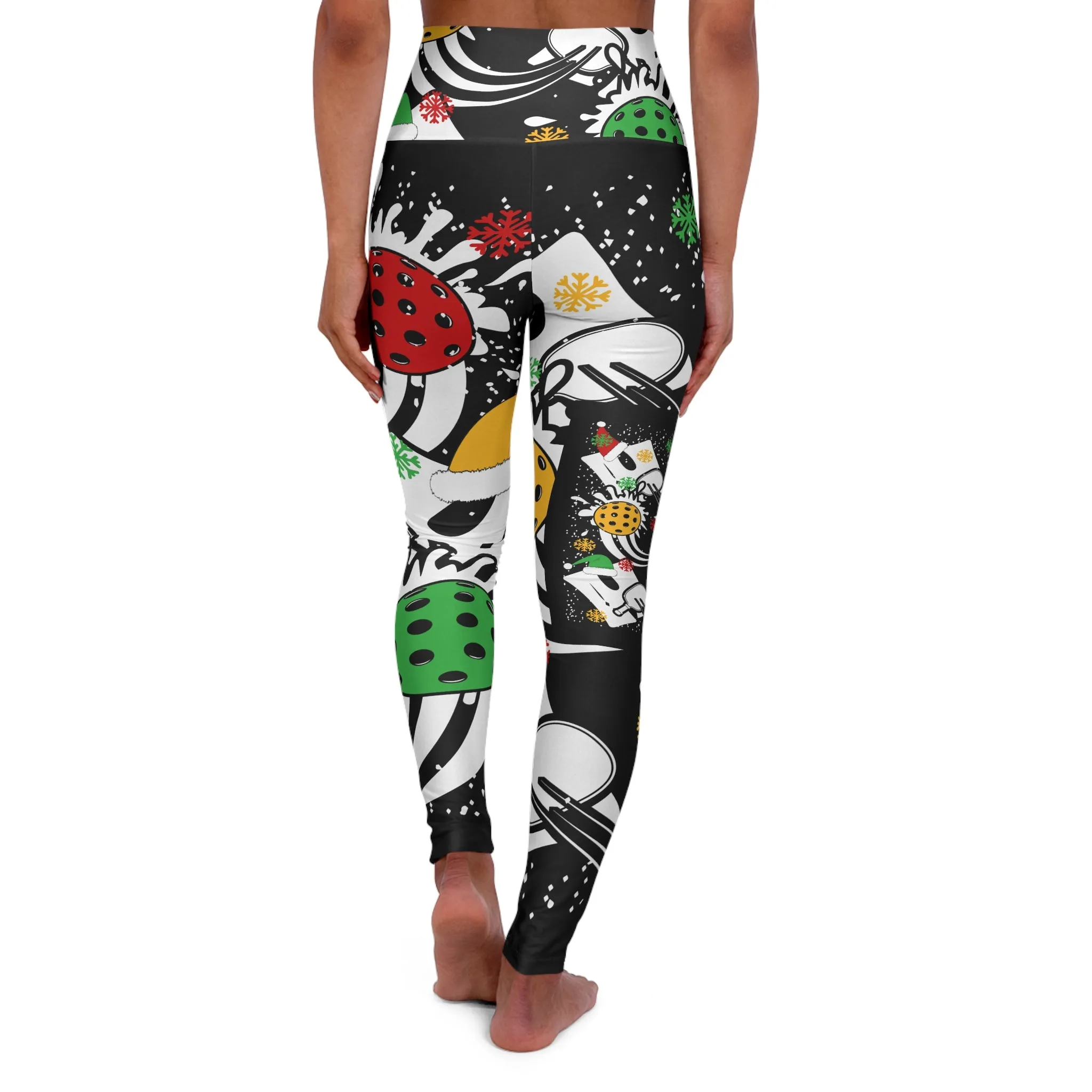 Yoga Leggings Pickleball Print