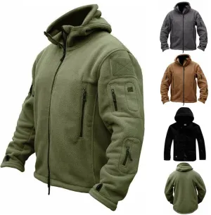 ZOGAA 2020 Casual Men Jackets Military Fleece Tactical Jacket Overcoat Outdoor Polartec Thermal Windbreaker Mens Jackets Coats